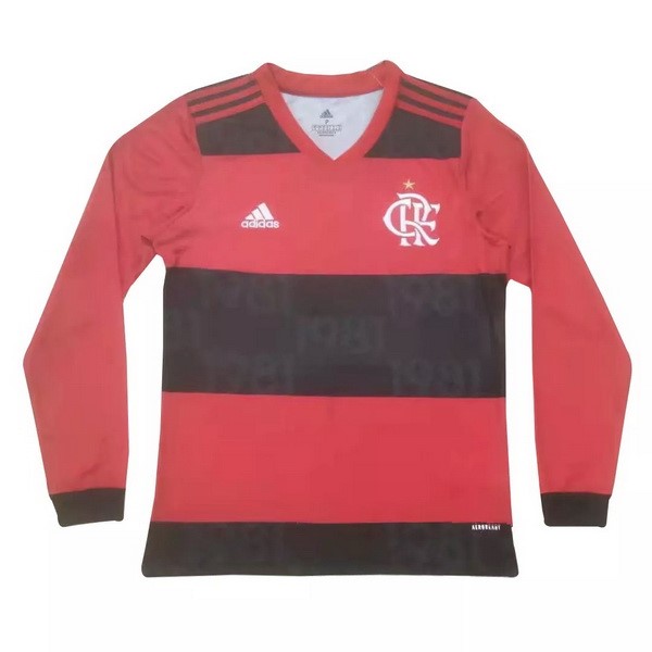 Tailandia Camiseta Flamengo 1ª ML 2021 2022 Rojo